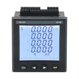 Compteur de puissance/énergie multifonction triphasé, APM810